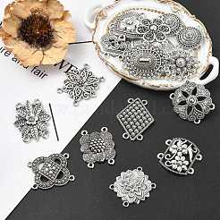 60 шт. 30 стиля тибетского стиля из цинкового сплава многожильные звенья&nbsp;FIND-CJ0003-63