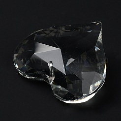 Прозрачные стеклянные подвески&nbsp;GLAA-R223-14B