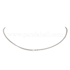 Женские ожерелья-цепочки панцирного плетения из нержавеющей стали 304 толщиной 2 мм&nbsp;NJEW-JN05560