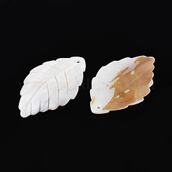 Большие подвески из натуральной пресноводной ракушки SHEL-T020-25