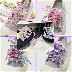 6 пара двухцветных шнурков из полиэстера&nbsp;AJEW-SP0003-13