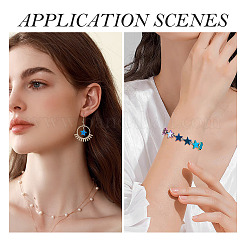 2 starnds градиент цвета гальванизированные синтетические немагнитные гематитовые бусины нити&nbsp;G-TA0002-86C