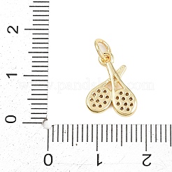 Anhänger aus Messing mit Sportmotiven&nbsp;KK-D258-23G