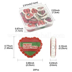20 Stück weihnachtlich bedruckte&nbsp;OACR-FS0002-53A