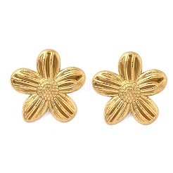 Серьги-гвоздики из нержавеющей стали 304 EJEW-D319-06G