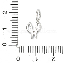Pendentifs en strass en acier inoxydable 304&nbsp;STAS-A145-04K-P