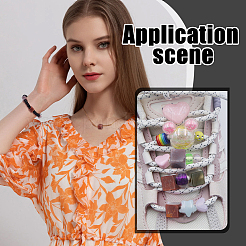 12 шт. натуральные индийские агатовые европейские бусины G-NB0005-88B