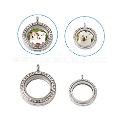 4шт 2 стиля сплава стекла хрустальные подвески со стразами&nbsp;PALLOY-TA0002-36B