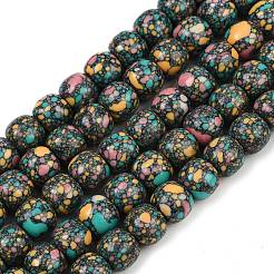 Природный агат бисер нитей G-U030-D01-12mm