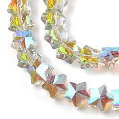 Гальванизируйте прозрачное стекло бисер нитей EGLA-U004-03A-HP02