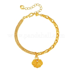 Messing Charme Armbänder&nbsp;WG1C1D2-01