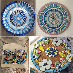 200г 4-х видов фарфоровой мозаичной плитки&nbsp;PORC-SP0001-14