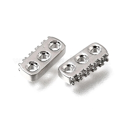 Messing-Mikropflaster mit klaren Zirkonia-Mehrstranggliedern&nbsp;KK-N290-19P