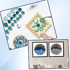 200г 4-х видов фарфоровой мозаичной плитки&nbsp;PORC-SP0001-14