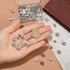 60 pièces 6 styles de perles en alliage de style tibétain&nbsp;FIND-YW0012-22