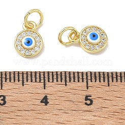 Messing micro pave klar zirkonia charme&nbsp;CU-CBA6305-01G