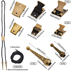 Kit de fabrication de cravates bolo à faire soi-même&nbsp;DIY-GF0010-34AB