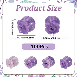 100 perlina di corallo sintetico&nbsp;CORA-SP0001-27
