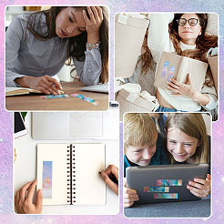 Peva & водостойкий ПВХ пластиковый бумажный набор наклеек DIY-CP0008-01B