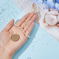 2 нить бусин из натурального культивированного пресноводного жемчуга PEAR-FI0001-01