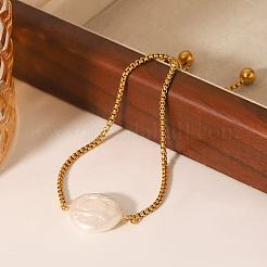 Модные браслеты-слайдеры из нержавеющей стали с цепочками Boston Link EE0272