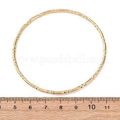 Armreifen aus strukturiertem Edelstahl 304 für Damen&nbsp;BJEW-Z165-05G