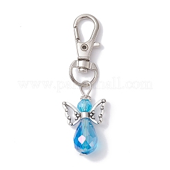Decorazioni pendenti con perline di vetro angelo&nbsp;HJEW-JM01315-01
