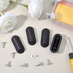 4 Satz PP-Gepäckseitenfüße als Ersatz für Gepäckbeine&nbsp;DIY-CN0003-67