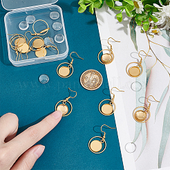 Набор для самостоятельного изготовления подвесных сережек из нержавеющей стали «пустой купол» 201 STAS-UN0057-22