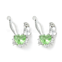 Латунные микро проложить кубического циркония подвески KK-L208-05P-07