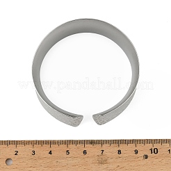 Bracelets manchettes larges en acier inoxydable 304 pour femmes&nbsp;BJEW-K230-03B-P