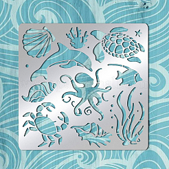 Трафареты для штампов из нержавеющей стали DIY-WH0279-023