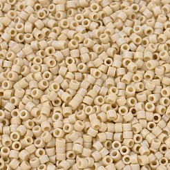 MIYUKIデリカビーズ小  シリンダー  日本製シードビーズ  15/0  （dbs1591)マット不透明ナシab  1.1x1.3mm  穴：0.7mm  約175000個/袋  50 G /袋&nbsp;SEED-X0054-DBS1591
