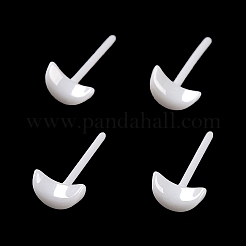 Гипоаллергенные серьги-гвоздики из биокерамики с цирконием и керамикой&nbsp;EJEW-Z023-10E