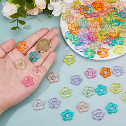 200шт прозрачная акриловая рамка для бусин&nbsp;TACR-DC0001-14