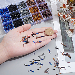 120 г 15 вида стеклянных бусин SEED-PH0002-60B