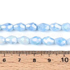 Антикоррозийные гальванические стеклянные бусины GLAA-T025-13A-01