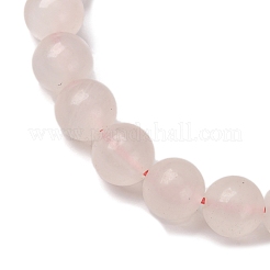 Натуральный розовый мангано кальцит бисер стрейч браслет для женщин&nbsp;BJEW-JB06715