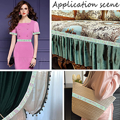 Полиэстер с ПВХ-пайетками&nbsp;OCOR-WH20050-015C