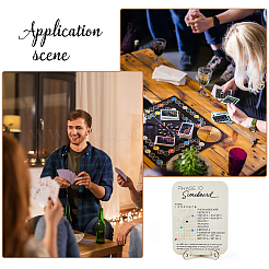 Деревянная игровая доска&nbsp;AJEW-WH0816-233