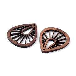 Pendentifs découpés au laser en bois de noyer&nbsp;X-WOOD-Q051-03G