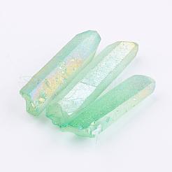Perles de verre graduées en cristal de quartz naturel électrolytique&nbsp;G-P315-A03