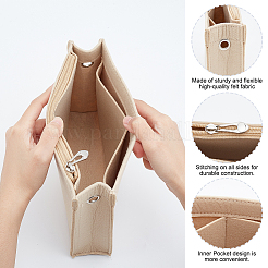 Органайзер для сумочки из шерстяного фетра&nbsp;DIY-WH0304-350