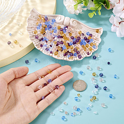 300шт 10 стиля прозрачные стеклянные бусины&nbsp;EGLA-TA0013-20