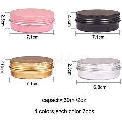 Круглые алюминиевые жестяные банки CON-PH0001-40