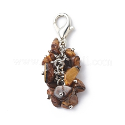 Edelstein-Chips-Cluster-Anhänger-Dekorationen&nbsp;HJEW-JM00771