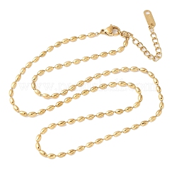 Ожерелья из цепочек из нержавеющей стали 304 для женщин NJEW-U045-04G