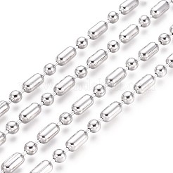 Chaînes à billes en acier inoxydable 304 anti-ternissement&nbsp;CHS-L024-025B
