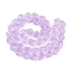 Стеклянные бусины с гальваническим покрытием &nbsp;EGLA-N012-08J