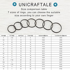 14 шт. 7 размер 2 мм полированное простое куполообразное кольцо для девушки женщины&nbsp;RJEW-UN0001-10